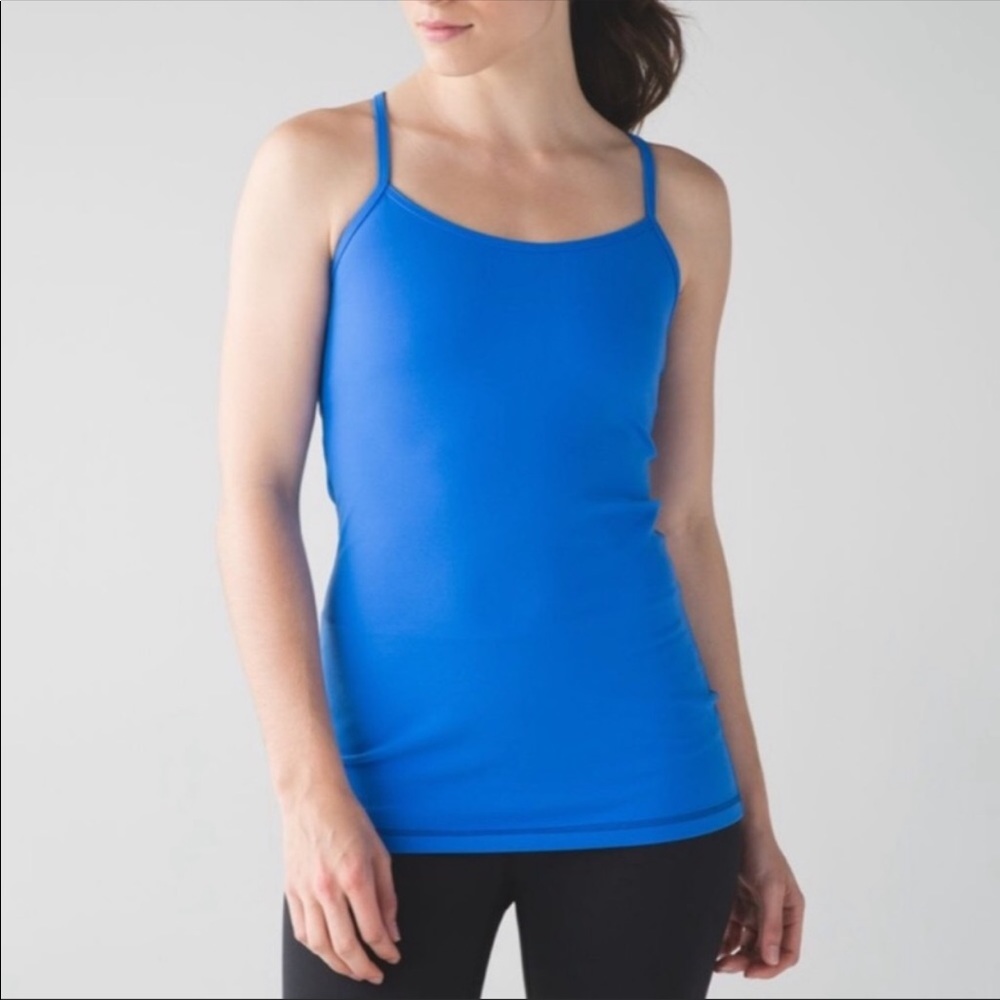 Lululemon Power Y Blue Tank Top